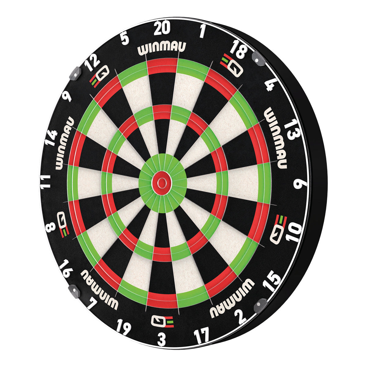 Winmau JDC Equalizer dartboard – alternate view
