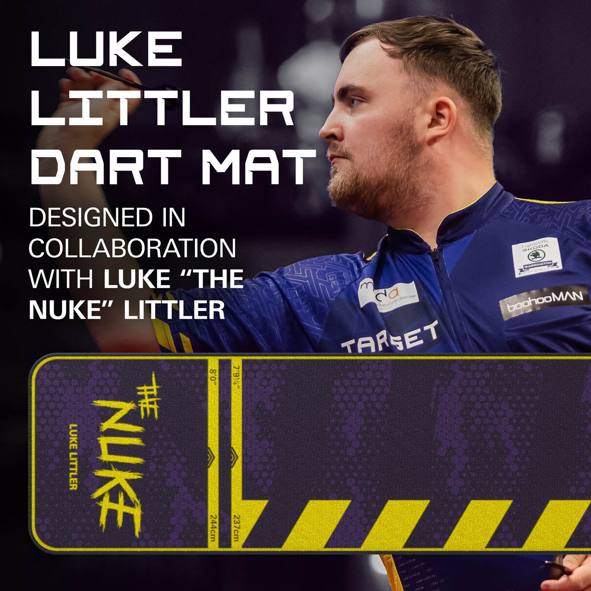 Luke 'The Nuke' Littler Dart Mat product image
