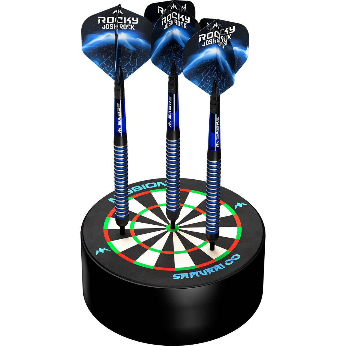 Mission Samurai Infinity Dart Base Station - Mini Sisal Dartboard Dart Holder