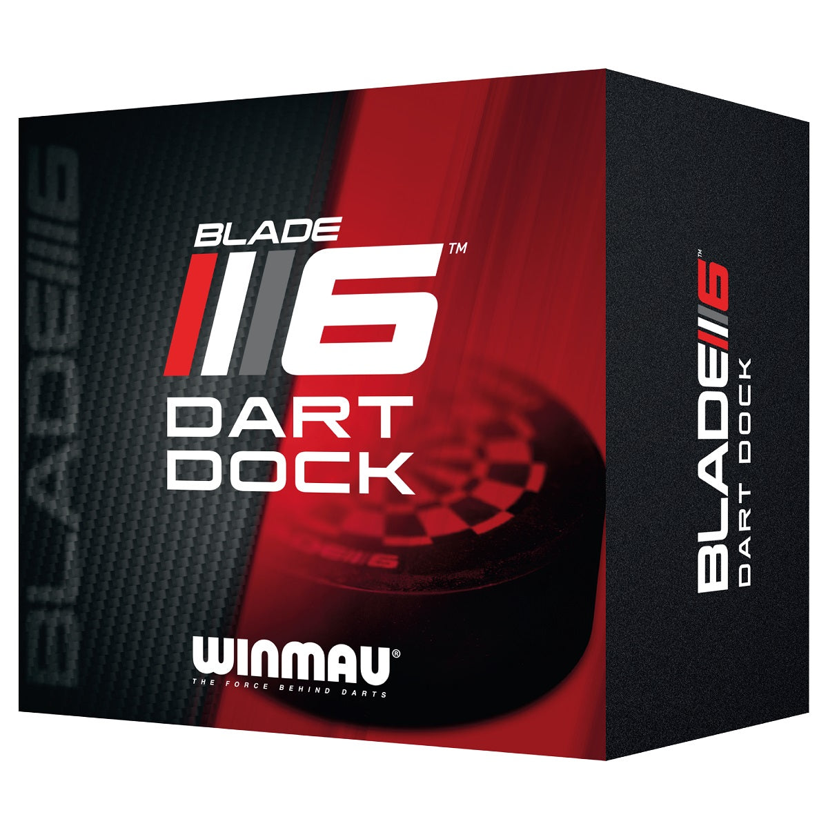 Winmau miniature dartboard Dart Dock rear view