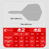 Target Luke Littler Fallout K-Flex Integrated Flights & Shafts No6