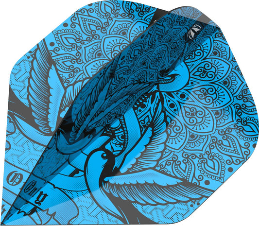 Ink Pro.Ultra Blue No2 Dart Flights