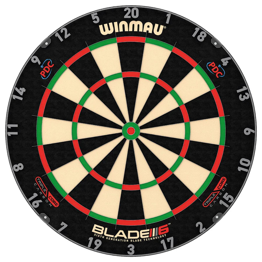 Blade 6 Carbon Triple Core Dartboard