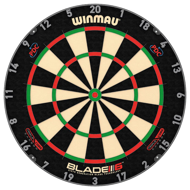Blade 6 Carbon Triple Core Dartboard