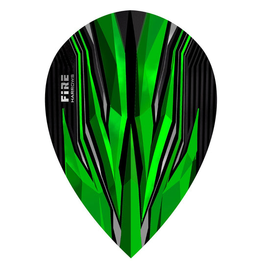 Harrows Fire Green Pear Dart Flights