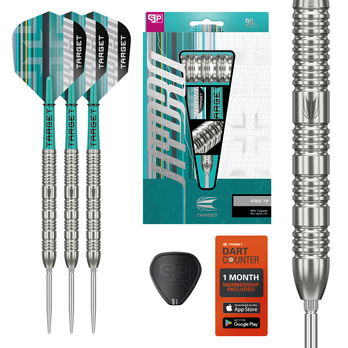 Target Hydro 02 90% Tungsten SP Steel Tip Dart