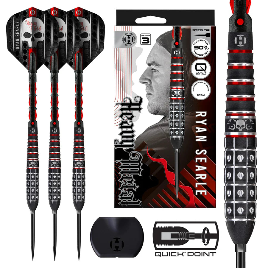 Harrows Ryan Searle Series 3 90% Tungsten QP Steel Tip Darts