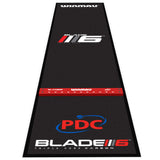 Pro Zone Precision Blade 6 Soft Feel Dart Mat & Integrated Oche