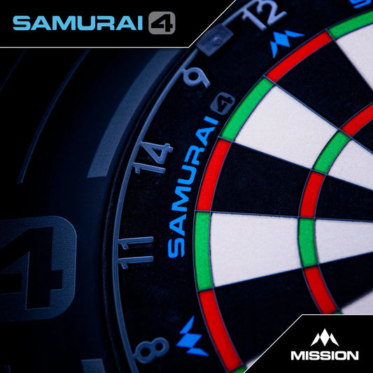 Mission Samurai 4 Dartboard Graphite Grey