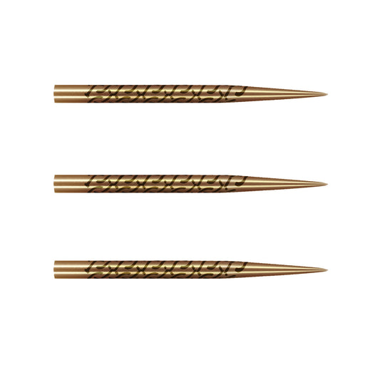 Kapene Gold Ti Dart Points by Shot