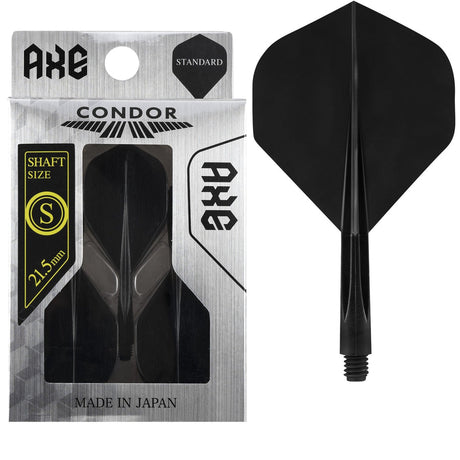 Condor AXE Black Standard integrated flights short shaft