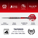 Damon Heta Series 4 darts – specifications