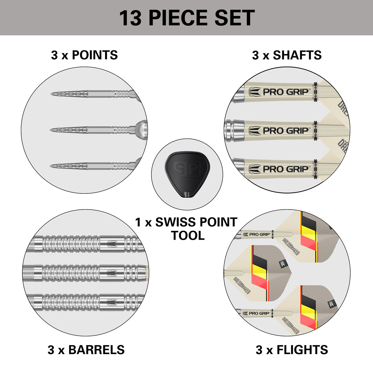 Dimitri van den Bergh G2 darts – contents included