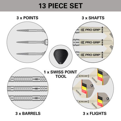 Dimitri van den Bergh G2 darts – contents included