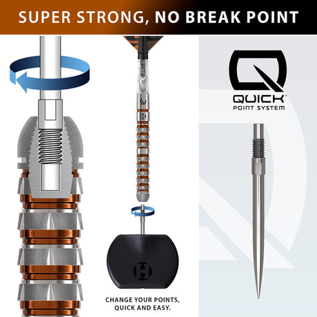 Harrows Luke Woodhouse Series 3 darts Quick Point view