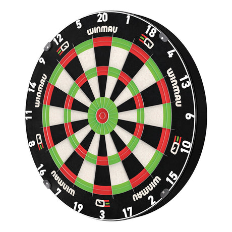 Winmau JDC Equalizer dartboard – alternate view
