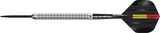 Mission Mike De Decker 95% tungsten steel-tip darts detail view