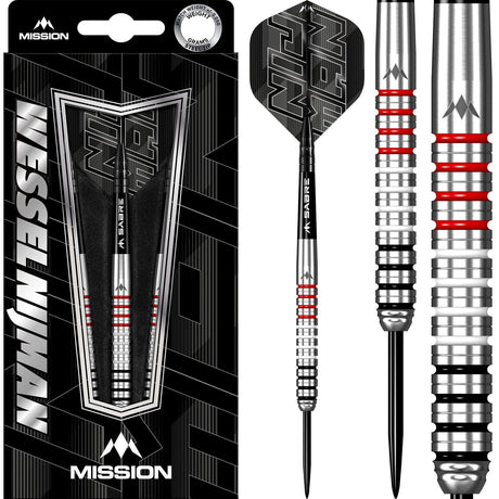 Mission Wessel Nijman 95% steel-tip darts set