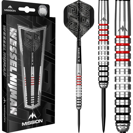 Mission Wessel Nijman 95% steel-tip darts alternate view