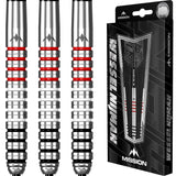 Mission Wessel Nijman 95% steel-tip darts detail view
