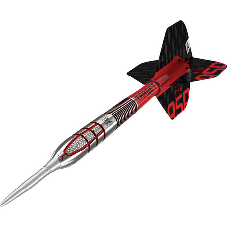 Nathan Aspinall G2 darts – barrel and grip detail