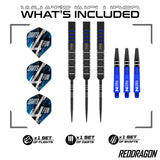 Red Dragon David Williams V1 90% Tungsten Steel Tip Darts product image