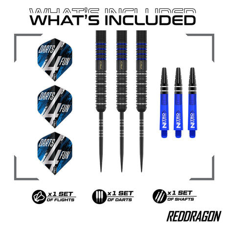 Red Dragon David Williams V1 90% Tungsten Steel Tip Darts product image