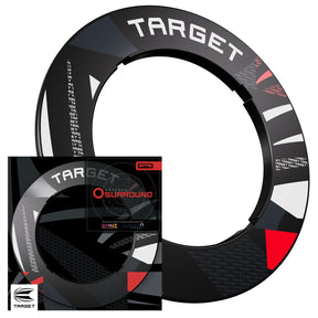 Target Black Patterned Notched Dartboard Surround