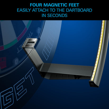 Target Corona Vision 2 dartboard light – magnetic mounting feet