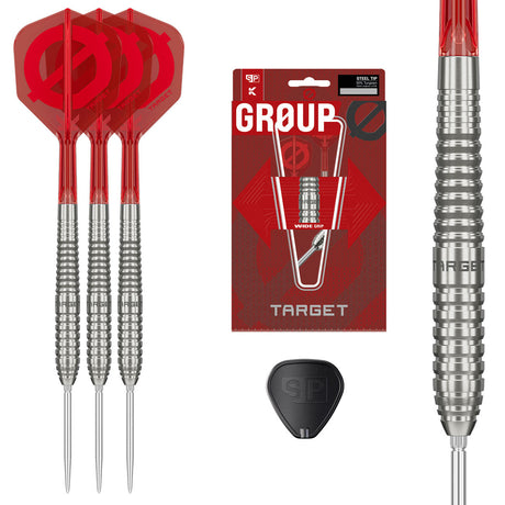 Target GROUP O 01 50% Swiss Point steel-tip darts – main product image