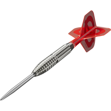 Target GROUP O 02 50% Swiss Point steel-tip darts – angled product view