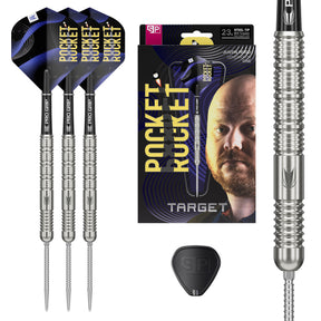 Target Justin Hood 90% Swiss Point steel-tip darts – main product image