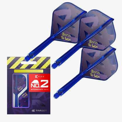 Target Luke Littler World Champion 2026 K-Flex Integrated Flights & Shafts No2