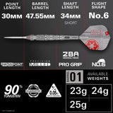 STAR WARS™ | TARGET AT-AT 90% Tungsten SP Steel Tip Darts – alternate product image 2