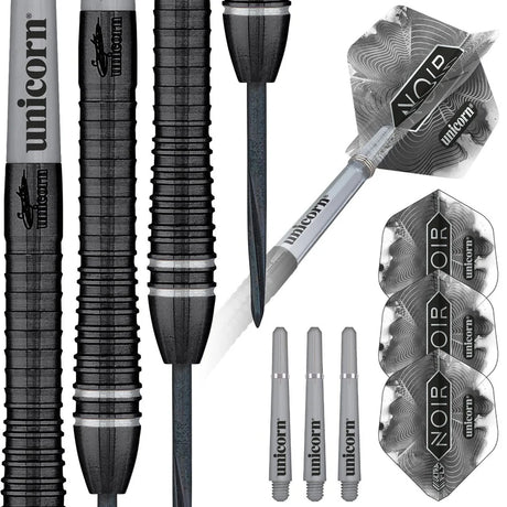 Gary Anderson Noir Phase 6 90% Tungsten Steel Tip Darts by Unicorn – alternate product image 2