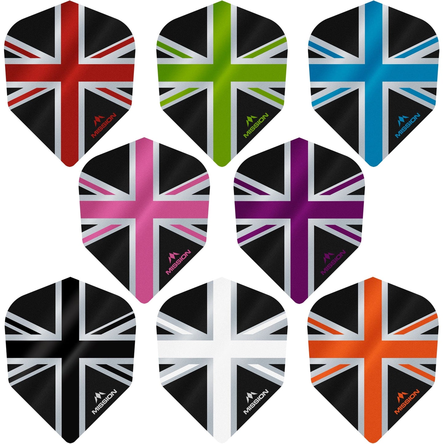 Mission Alliance Union Jack No6 dart flights