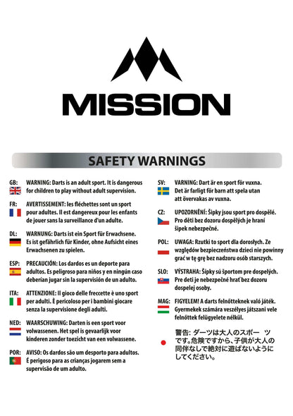 Mission product safety warnings