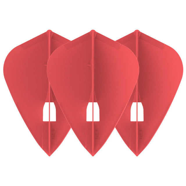 L-Style L4PRO Kite Red Flights – set of three