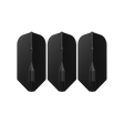 L-Style L6EZ Slim Black Flights – set of three