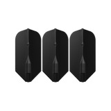 L-Style L6EZ Slim Black Flights – set of three