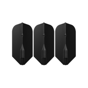 L-Style L6EZ Slim Black Flights – set of three