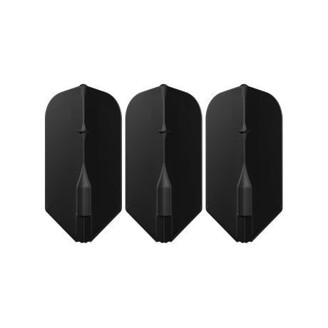 L-Style L6EZ Slim Black Flights – set of three