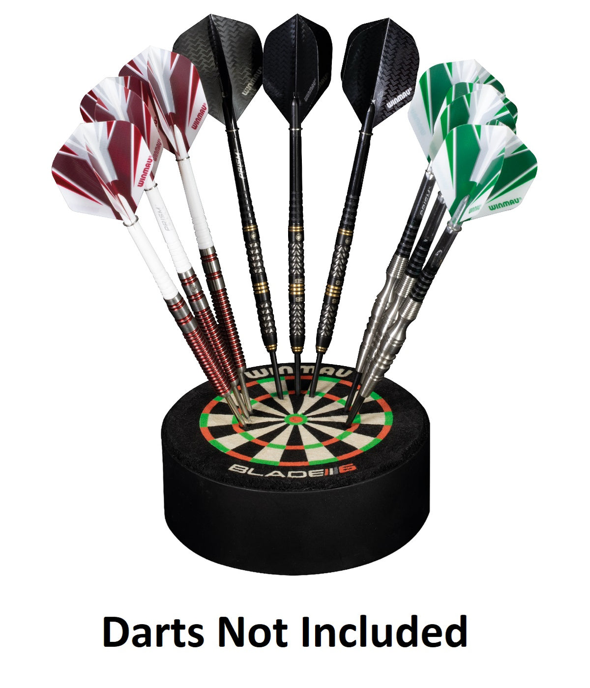 Winmau miniature dartboard Dart Dock alternate view